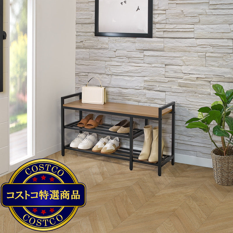 (コストコ) Neatfreak!（ニートフリーク!）ウッドトップ 収納ベンチ