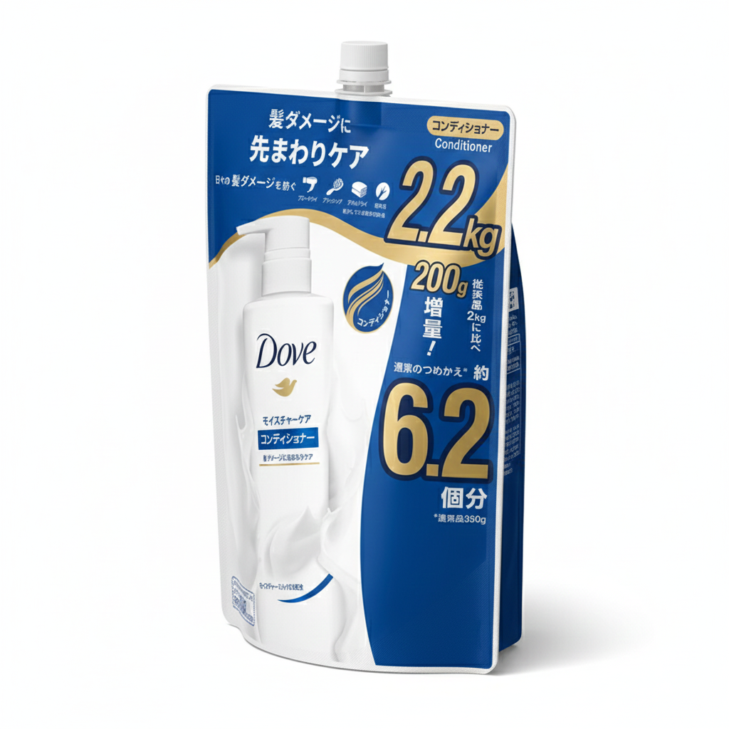 (コストコ) Dove (ダヴ) モイスチャー コンディショナー 詰替え用 2.2 kg