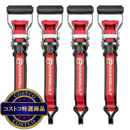 (コストコ) パワービルト ラチェットベルト 4個セット