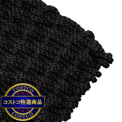 (コストコ) Korhani ロープマット 60 x 90cm ブラック