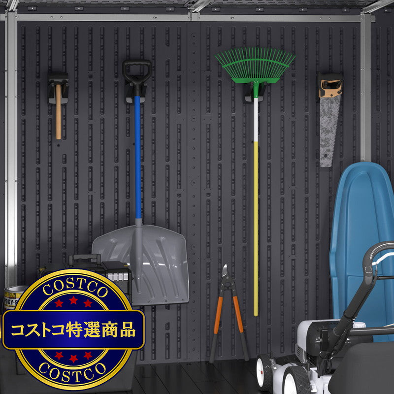 (コストコ) Suncast Modernist 屋外物置 8 x 7 フィート (約 2.5 x 2.2m)