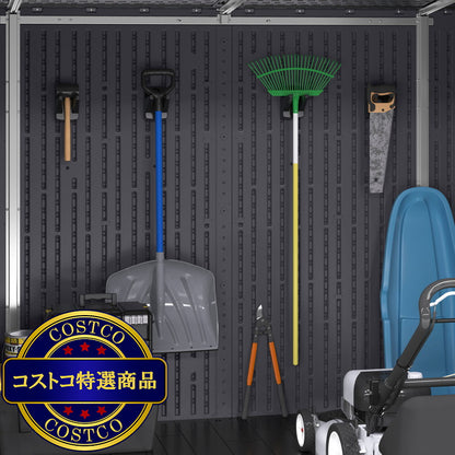(コストコ) Suncast Modernist 屋外物置 8 x 7 フィート (約 2.5 x 2.2m)