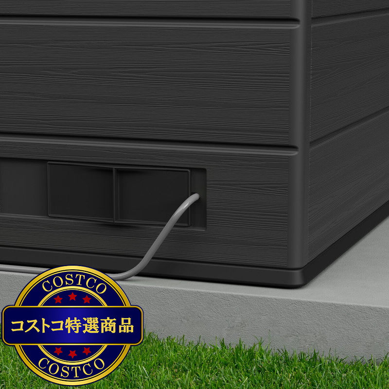 (コストコ) Suncast Modernist 屋外物置 8 x 7 フィート (約 2.5 x 2.2m)
