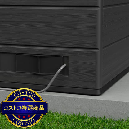 (コストコ) Suncast Modernist 屋外物置 8 x 7 フィート (約 2.5 x 2.2m)