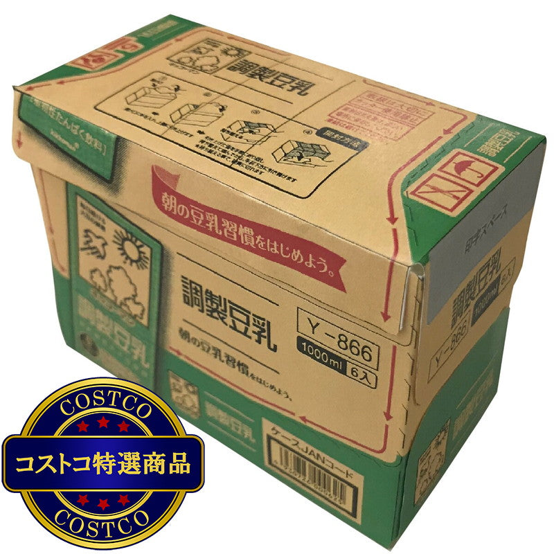 (コストコ) キッコーマン調製豆乳 1L x 6本