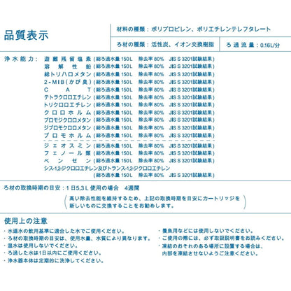(コストコ) カークランドシグネチャー 浄水ポット用フィルター カートリッジ 8個入り