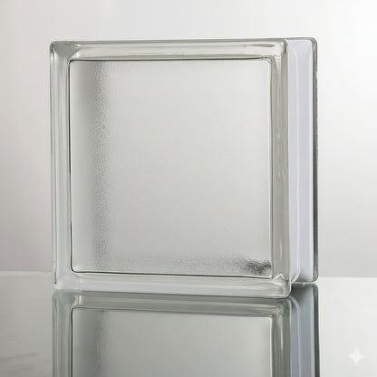 (コストコ) ガラスブロック 190 x 190 x 80 mm 6個セット クリアシリーズ タンジェリンスキンA JGB8008