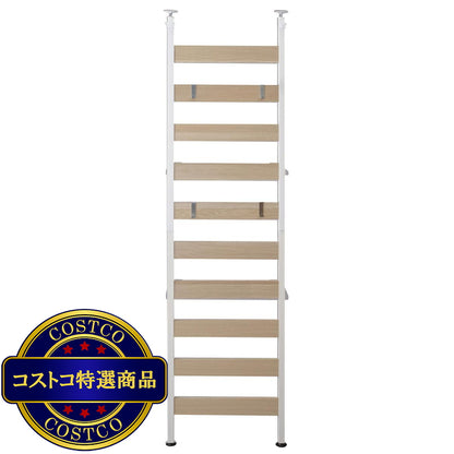 (コストコ) アイリスオーヤマ ウッドウォールラック 幅48.1cm WLR-46 ホワイト 251445