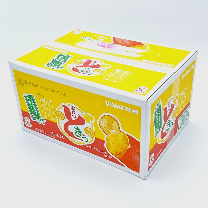 (コストコ) UHA おさつどきっ プレミアム塩バター味 65g × 10袋入り