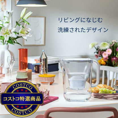 (コストコ) ブリタ ポット型浄水器 スタイルエッセンシャル ポット型浄水器 マクストラプロ カートリッジ4個付き