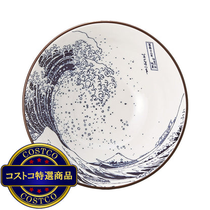 (コストコ) 北斎富士 17.5cm そば丼 美濃焼