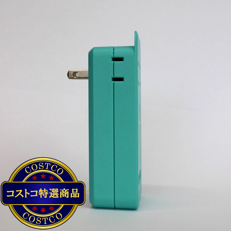 (コストコ) Fargo（ファーゴ）SATI COLOR(サティカラー) AC4個口 4.2A USB 全14色 CT221 ライトブルー