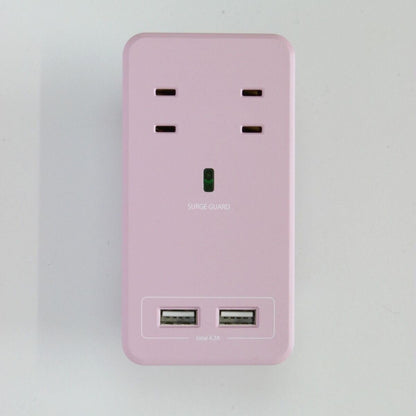 (コストコ) Fargo（ファーゴ）SATI COLOR(サティカラー) AC4個口 4.2A USB 全14色 CT221 ピンク