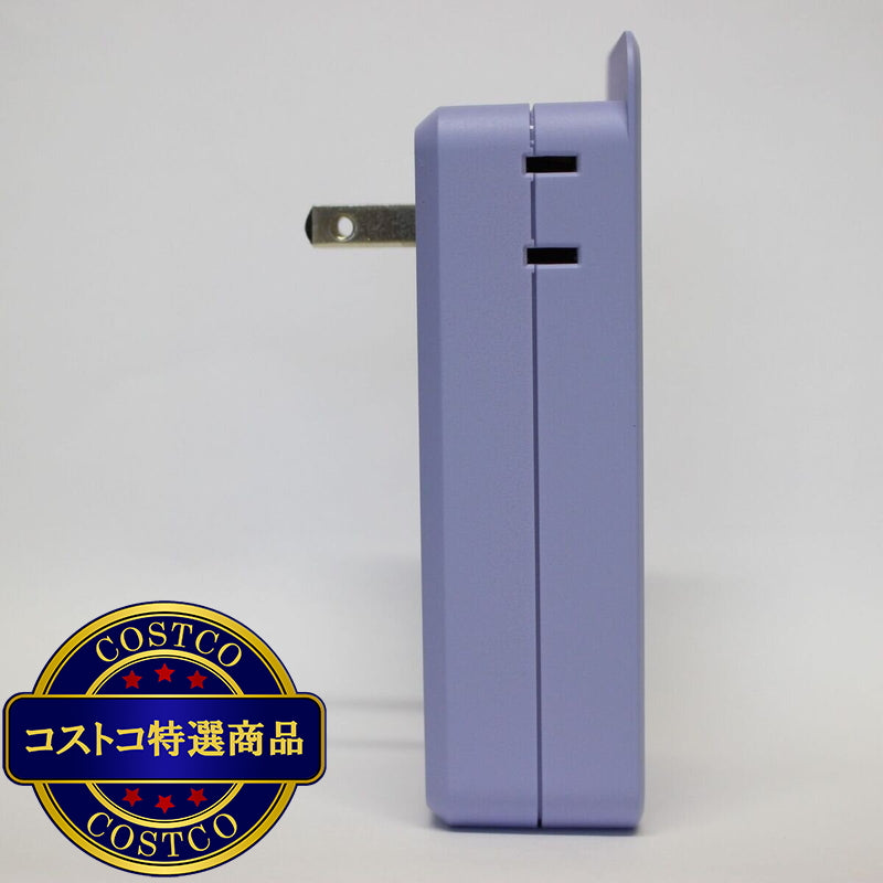 (コストコ) Fargo（ファーゴ）SATI COLOR(サティカラー) AC4個口 4.2A USB 全14色 CT221 パープル