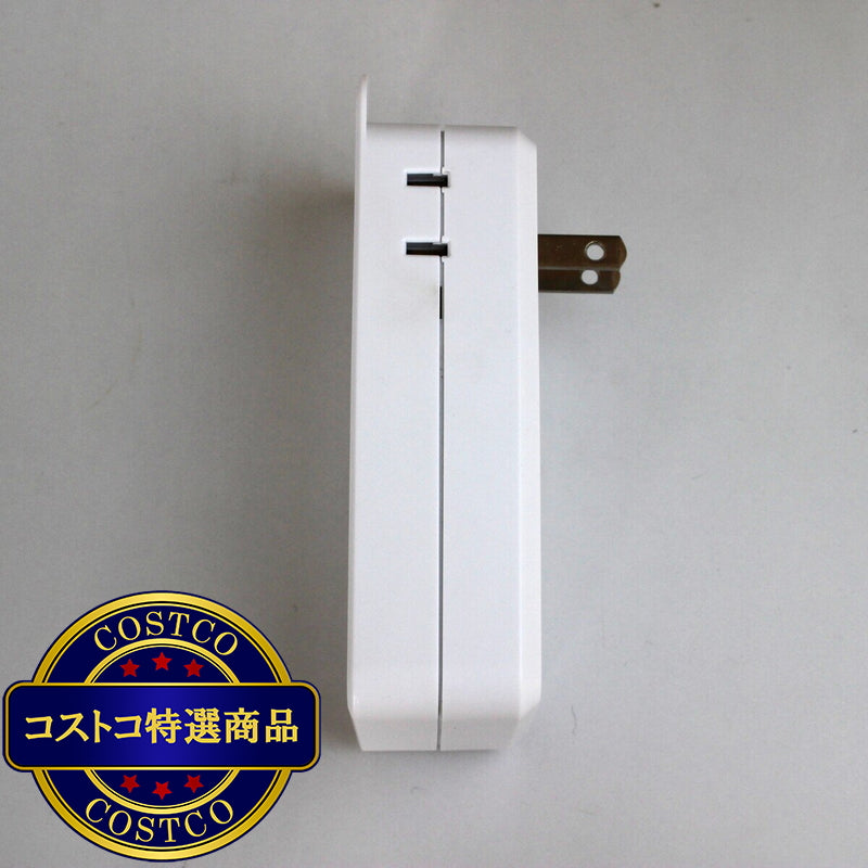 (コストコ) Fargo（ファーゴ）SATI COLOR(サティカラー) AC4個口 4.2A USB 全14色 CT221 ホワイト