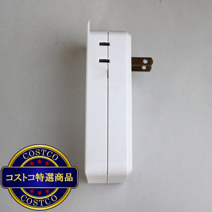 (コストコ) Fargo（ファーゴ）SATI COLOR(サティカラー) AC4個口 4.2A USB 全14色 CT221 ホワイト