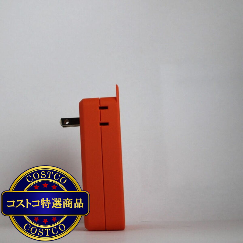 (コストコ) Fargo（ファーゴ）SATI COLOR(サティカラー) AC4個口 4.2A USB 全14色 CT221 オレンジ