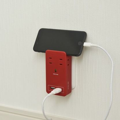 (コストコ) Fargo（ファーゴ）SATI COLOR(サティカラー) AC4個口 4.2A USB 全14色 CT221 レッド
