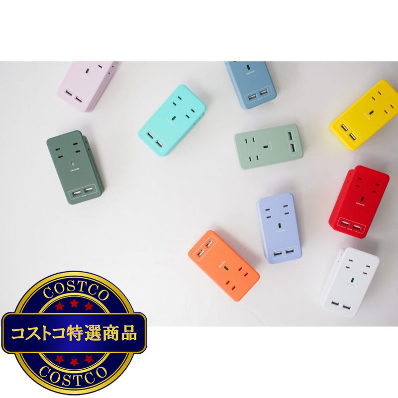 (コストコ) Fargo（ファーゴ）SATI COLOR(サティカラー) AC4個口 4.2A USB CT221