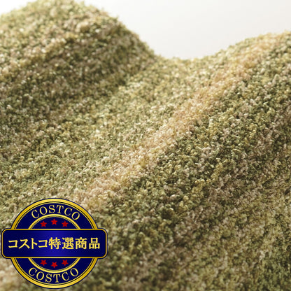 (コストコ) スミノエ 防炎・防音ラグ リュストル 100cm x 140cm モスグリーン