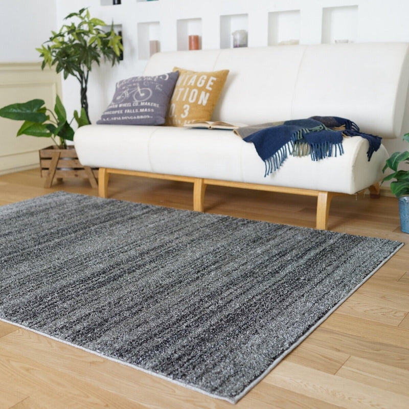 (コストコ) スミノエ 防炎・防音ラグ リュストル 200cm x 250cm ダークグレー