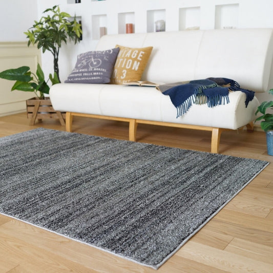 (コストコ) スミノエ 防炎・防音ラグ リュストル 200cm x 250cm ダークグレー