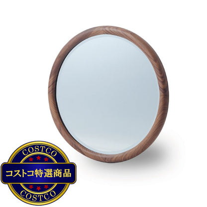 (コストコ) 関家具 ラウンドミラー スーク 500 ウォールナット
