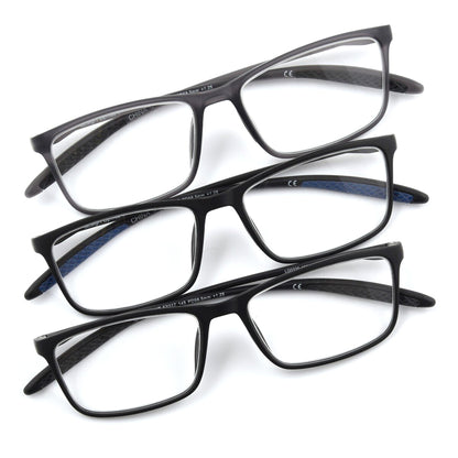 (コストコ) Design Optics® by Foster Grant "CHARLIE"/"DAX" リーディンググラス 1.25 3着セット
