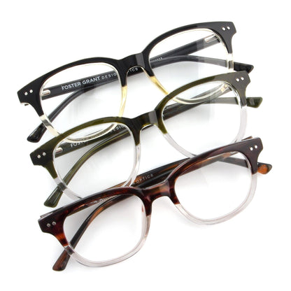 (コストコ) Design Optics® by Foster Grant "CHARLIE"/"DAX" リーディンググラス 1.25 3着セット