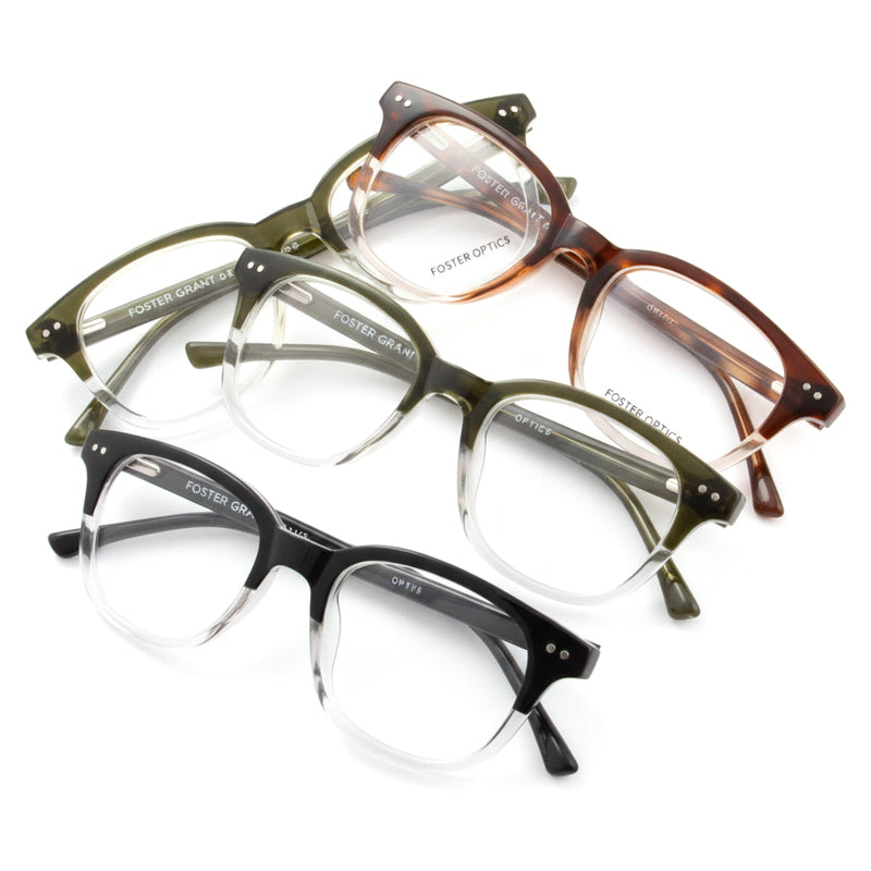 (コストコ) Design Optics® by Foster Grant "CHARLIE"/"DAX" リーディンググラス 3.00 3着セット