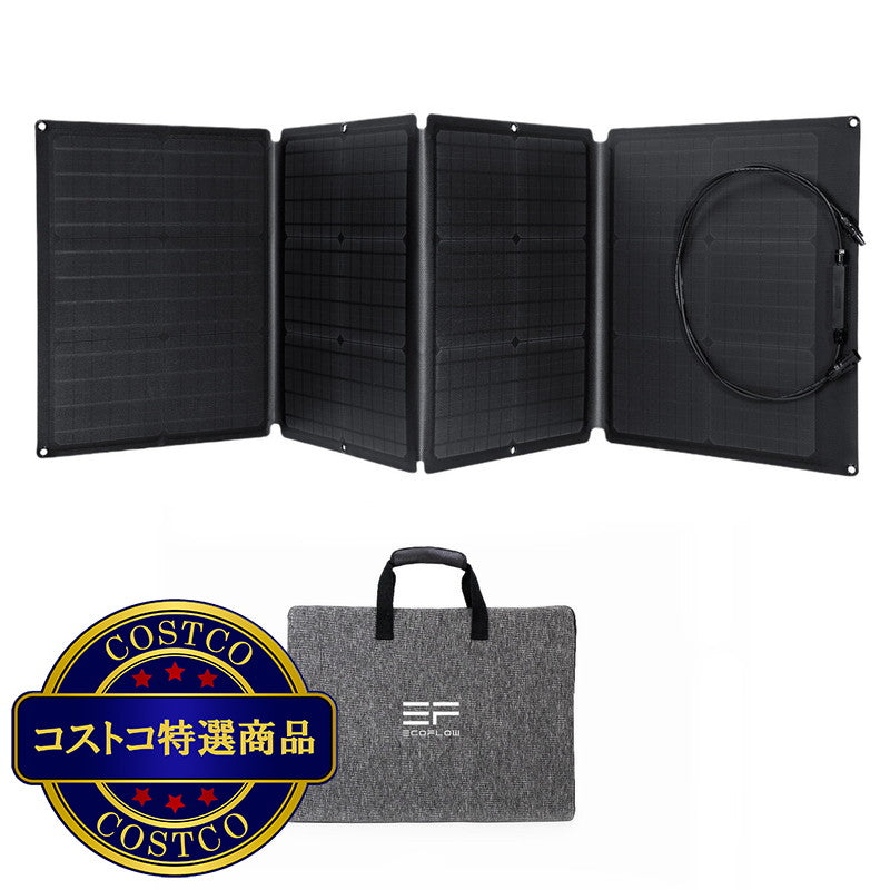 (コストコ) EcoFlow(エコフロー) 110W ソーラーパネル充電器