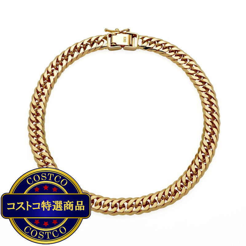 (コストコ) K18 喜平ブレスレット 6面カットダブル 20g 20cm