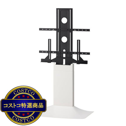 (コストコ) 朝日木材加工 壁寄せテレビスタンド WS-F820-WW ホワイト&ホワイト