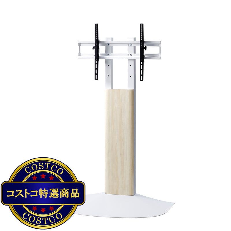 (コストコ) 朝日木材加工 テレビスタンド WS-B840-NA ナチュラル木目&ホワイト
