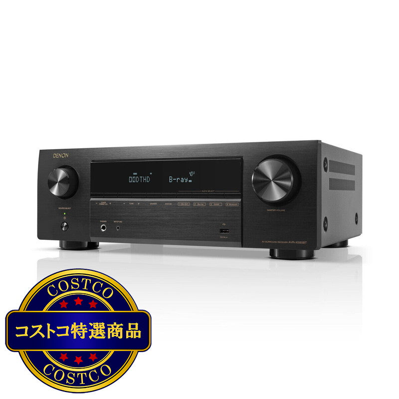 (コストコ) デノン 5.2CH AVサラウンドレシーバー AVRX580BTK RECEIVER