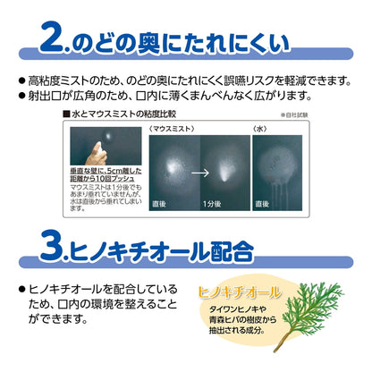(コストコ) プラスハート 口腔用保湿スプレー マウスミスト50ML  2セット