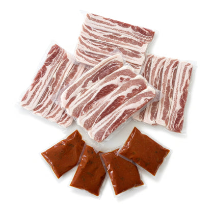 (コストコ) 【冷凍】李朝園 サムギョプサル1.6kg・味付チュクミ640g BBQセット