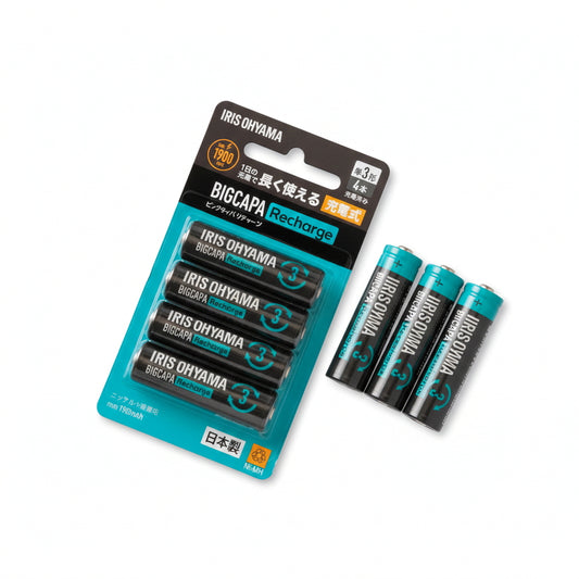 (コストコ) アイリスオーヤマ ビックキャパ リチャージ 単3形ニッケル水素電池 4本パック BCR-S3MH／4B  4セット