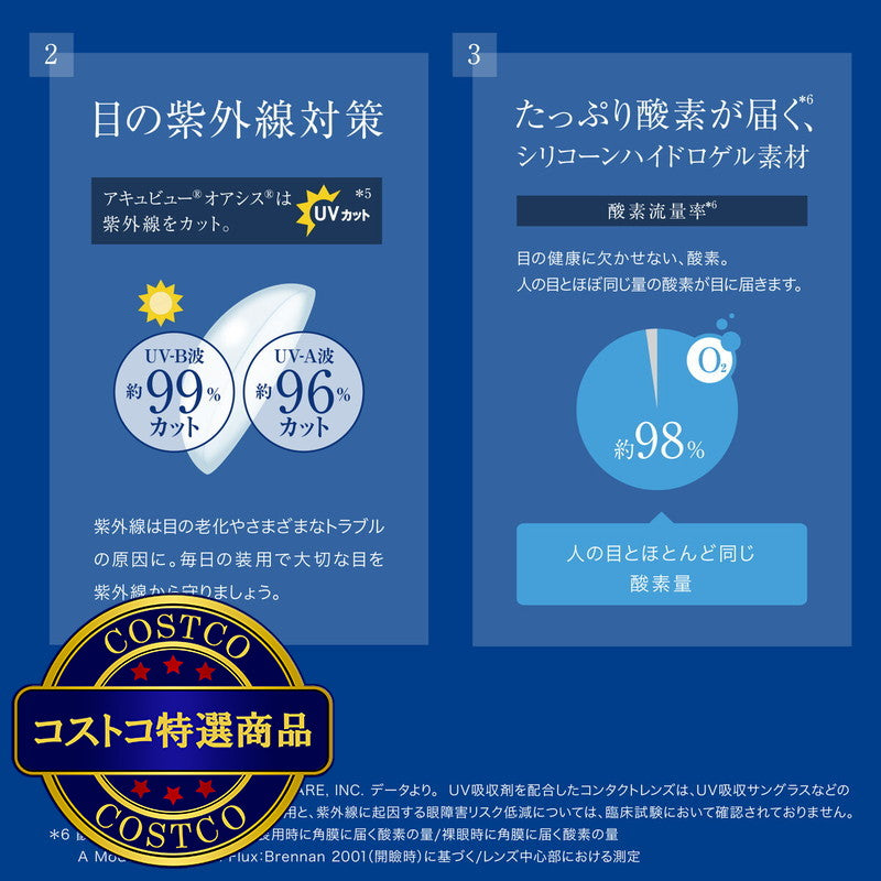(コストコ) アキュビュー オアシス 6枚入り