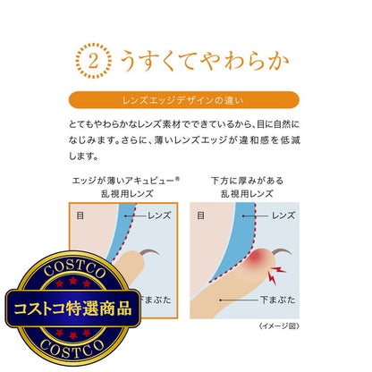 (コストコ) ワンデー アキュビュー® モイスト® 乱視用 30枚入り