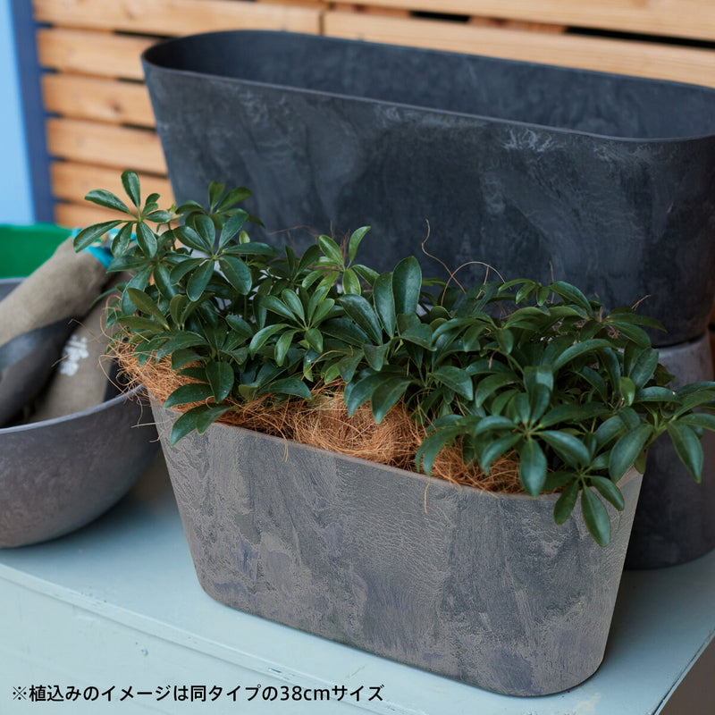 (コストコ) アートストーン ラウンドコンテナ プランター 55cm 2個セット