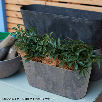 (コストコ) アートストーン ラウンドコンテナ プランター 55cm 2個セット