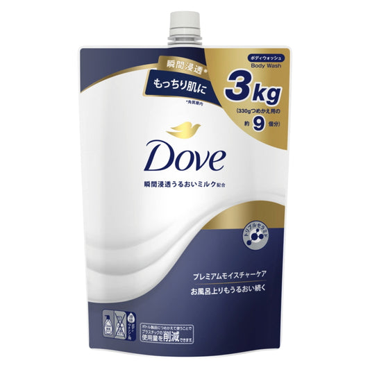 (コストコ) Dove (ダヴ) ボディウォッシュ プレミアム モイスチャーケア 詰替え用 3kg