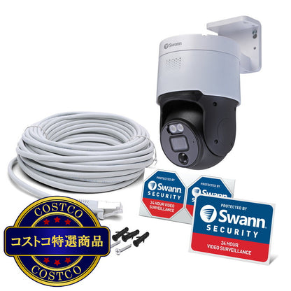 (コストコ) Swann（スワン）NVR 4K パンチルト セキュリティカメラ