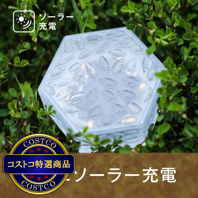 (コストコ) 7Life LEDソーラーライト クリスタル 4個セット