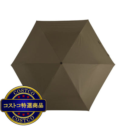 (コストコ) マブ 65センチ ワイドライト遮光 ミニ折り畳み傘 65 カーキ