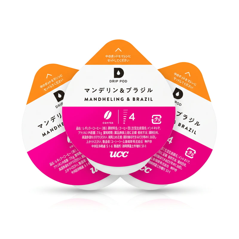 (コストコ) UCC DRIP POD マンデリン&ブラジル 12カプセル入