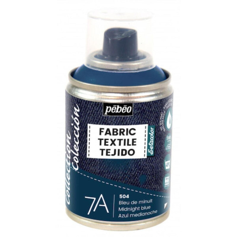 (コストコ) ペベオ 布用水性アクリルペイントスプレー 7A Spraysセタスプレー 100ml ミッドナイトブルー  6セット