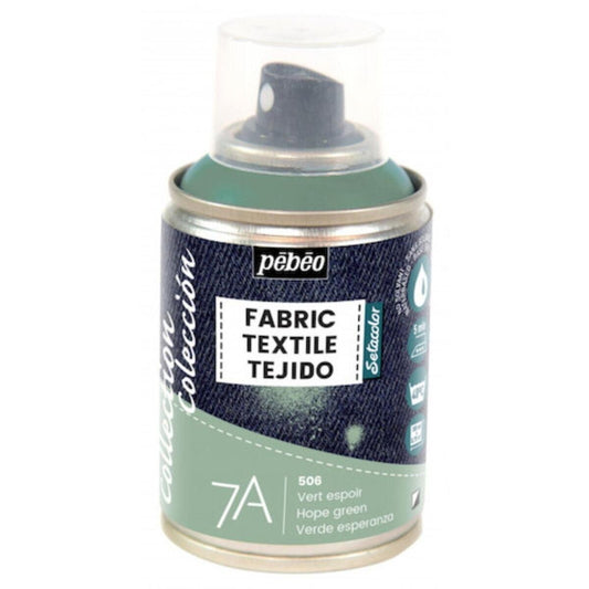 (コストコ) ペベオ 布用水性アクリルペイントスプレー 7A Spraysセタスプレー 100ml ホープグリーン  6セット