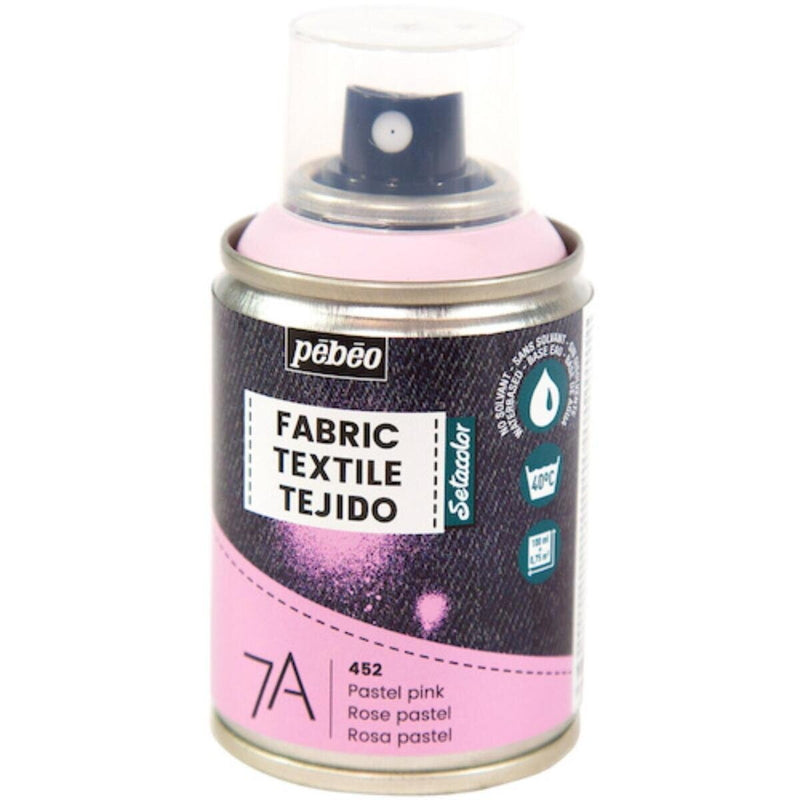 (コストコ) ペベオ 布用水性アクリルペイントスプレー 7A Spraysセタスプレー 100ml パステルピンク  6セット